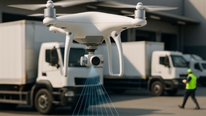 Pomiary dronem dla firm logistycznych – hale, magazyny, budownictwo kubaturowe